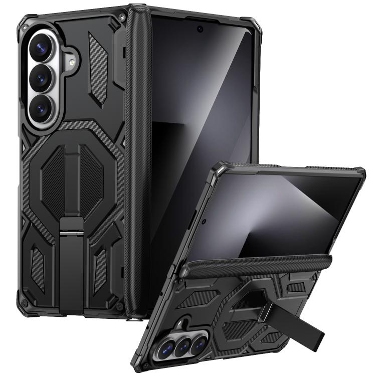Custodia per telefono antiurto con supporto metallico nascosto e magnetico., For Galaxy Z Fold8 5G, For Galaxy Z Fold8 Ultra 5G, For Galaxy Z Flip8 5G, For Galaxy Z Fold7 5G