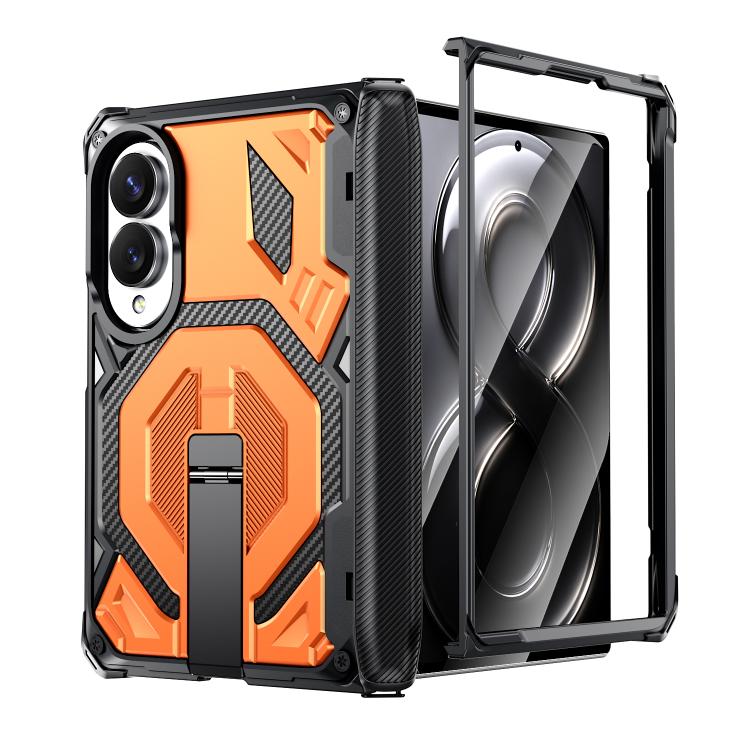 Custodia per telefono antiurto con supporto metallico nascosto e magnetico., For Galaxy Z Fold8 5G, For Galaxy Z Fold8 Ultra 5G, For Galaxy Z Flip8 5G, For Galaxy Z Fold7 5G