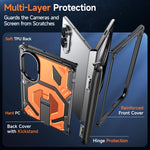 Custodia per telefono antiurto con supporto metallico nascosto e magnetico., For Galaxy Z Fold8 5G, For Galaxy Z Fold8 Ultra 5G, For Galaxy Z Flip8 5G, For Galaxy Z Fold7 5G