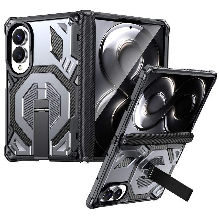 Custodia per telefono antiurto con supporto metallico nascosto e magnetico., For Galaxy Z Fold8 5G, For Galaxy Z Fold8 Ultra 5G, For Galaxy Z Flip8 5G, For Galaxy Z Fold7 5G