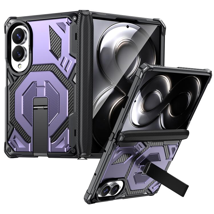 Custodia per telefono antiurto con supporto metallico nascosto e magnetico., For Galaxy Z Fold8 5G, For Galaxy Z Fold8 Ultra 5G, For Galaxy Z Flip8 5G, For Galaxy Z Fold7 5G