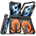 Custodia per telefono antiurto con supporto metallico nascosto e magnetico., For Galaxy Z Fold8 5G, For Galaxy Z Fold8 Ultra 5G, For Galaxy Z Flip8 5G, For Galaxy Z Fold7 5G