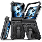 Custodia per telefono antiurto con supporto metallico nascosto e magnetico., For Galaxy Z Fold8 5G, For Galaxy Z Fold8 Ultra 5G, For Galaxy Z Flip8 5G, For Galaxy Z Fold7 5G