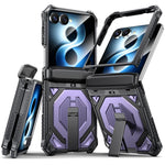 Custodia per telefono antiurto con supporto metallico nascosto e magnetico., For Galaxy Z Fold8 5G, For Galaxy Z Fold8 Ultra 5G, For Galaxy Z Flip8 5G, For Galaxy Z Fold7 5G