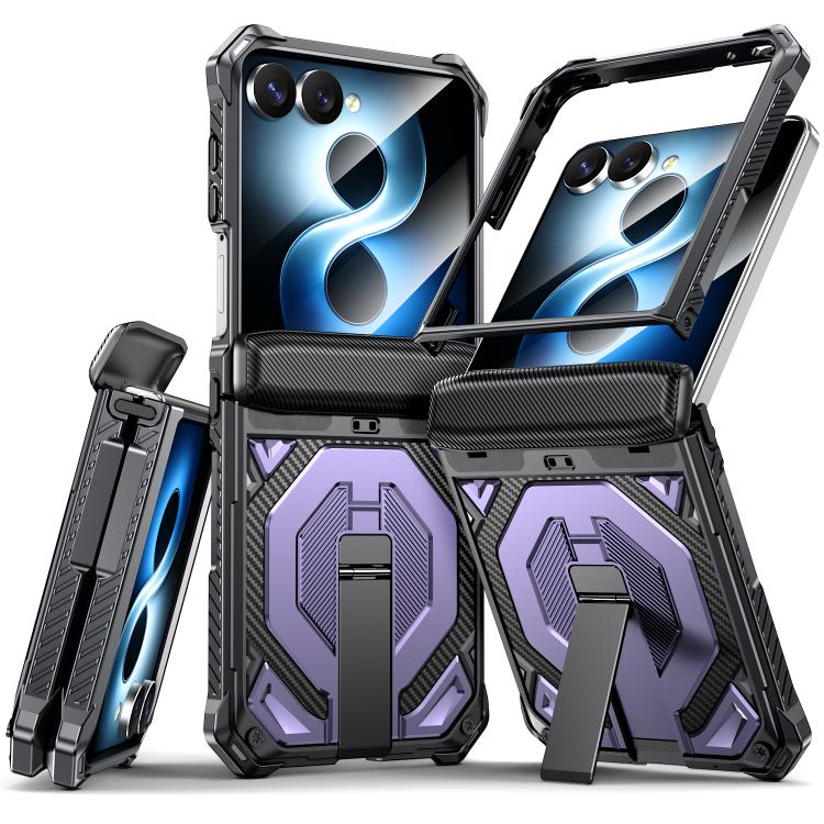 Custodia per telefono antiurto con supporto metallico nascosto e magnetico., For Galaxy Z Fold8 5G, For Galaxy Z Fold8 Ultra 5G, For Galaxy Z Flip8 5G, For Galaxy Z Fold7 5G