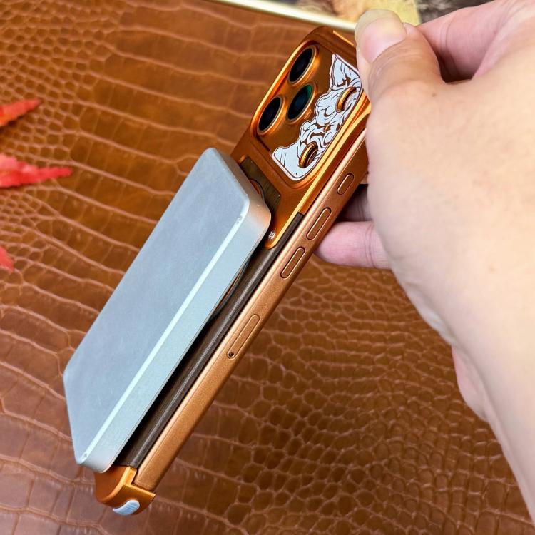 Custodia magnetica per telefono con supporto a 360° a forma di testa di cavallo in noce, For iPhone 17 Pro Max, For iPhone 17 Pro, For iPhone 16 Pro Max, For iPhone 15 Pro Max, For iPhone 14 Pro Max, For iPhone 13 Pro Max