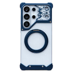 Custodia magnetica per telefono con supporto a 360° in policarbonato satinato a forma di volto di cavallo, For Galaxy S26 Ultra 5G, For Galaxy S25 Ultra 5G, For Galaxy S24 Ultra 5G, For Galaxy S23 Ultra 5G, For Galaxy S22 Ultra 5G