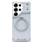 Custodia magnetica per telefono con supporto a 360° in policarbonato satinato a forma di volto di cavallo, For Galaxy S26 Ultra 5G, For Galaxy S25 Ultra 5G, For Galaxy S24 Ultra 5G, For Galaxy S23 Ultra 5G, For Galaxy S22 Ultra 5G