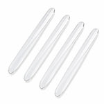 Set di 4 strisce adesive protettive invisibili per paraurti e portiere auto, anti-collisione.