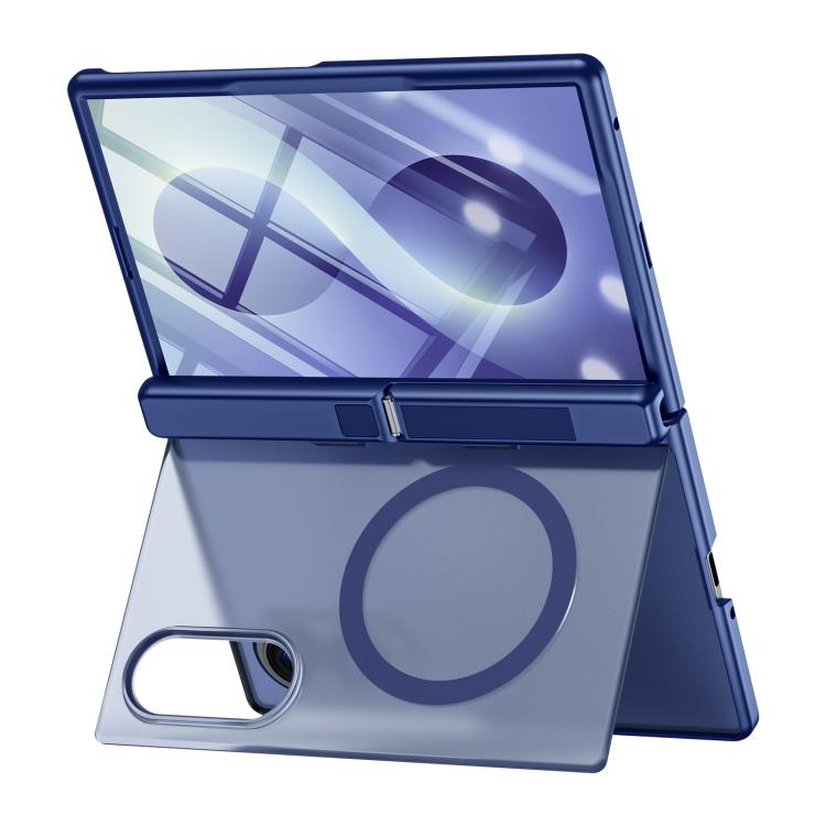 Custodia magnetica per telefono con cerniera, guscio e pellicola traslucidi integrati., For Galaxy Z Fold8 5G
