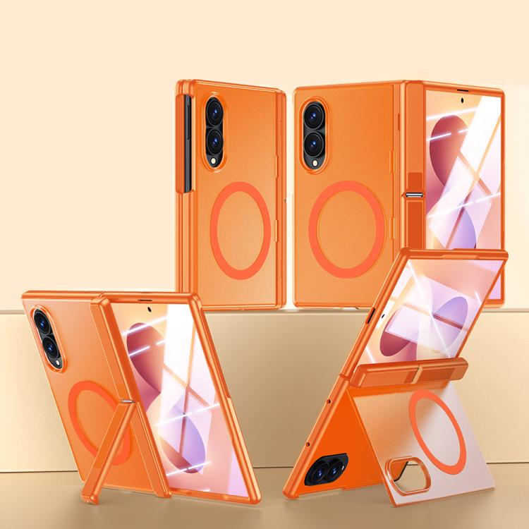 Custodia magnetica per telefono con cerniera, guscio e pellicola traslucidi integrati., For Galaxy Z Fold8 5G