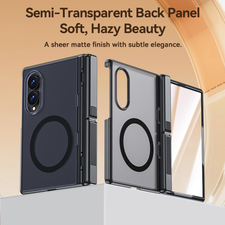 Custodia magnetica per telefono con cerniera, guscio e pellicola traslucidi integrati., For Galaxy Z Fold8 5G