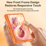 Custodia magnetica per telefono con cerniera, guscio e pellicola traslucidi integrati., For Galaxy Z Fold8 5G