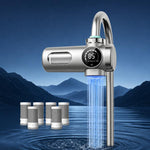 Rubinetto purificatore d'acqua intelligente, rimovibile e lavabile, con cartuccia filtrante., 1 Device + 1 Chip, 1 Device + 2 Chips, 1 Device + 4 Chips, 1 Device + 6 Chips, 1 Device + 8 Chips