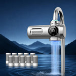 Rubinetto purificatore d'acqua intelligente, rimovibile e lavabile, con cartuccia filtrante., 1 Device + 1 Chip, 1 Device + 2 Chips, 1 Device + 4 Chips, 1 Device + 6 Chips, 1 Device + 8 Chips