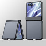 Custodia per telefono traslucida satinata con guscio e pellicola integrati, effetto pelle., For Galaxy Z Flip8 5G