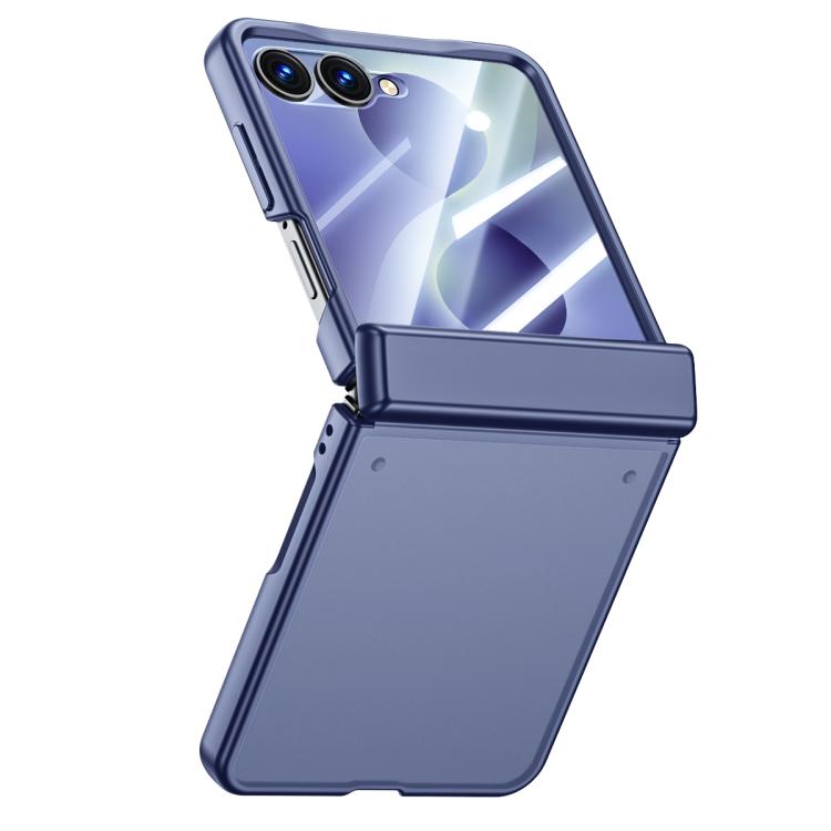 Custodia per telefono traslucida satinata con guscio e pellicola integrati, effetto pelle., For Galaxy Z Flip8 5G