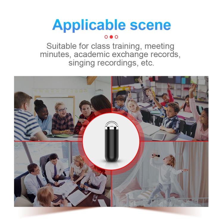 Mini registratore vocale S1 in stile proiettile, 4GB, 8GB, 16GB, 32GB