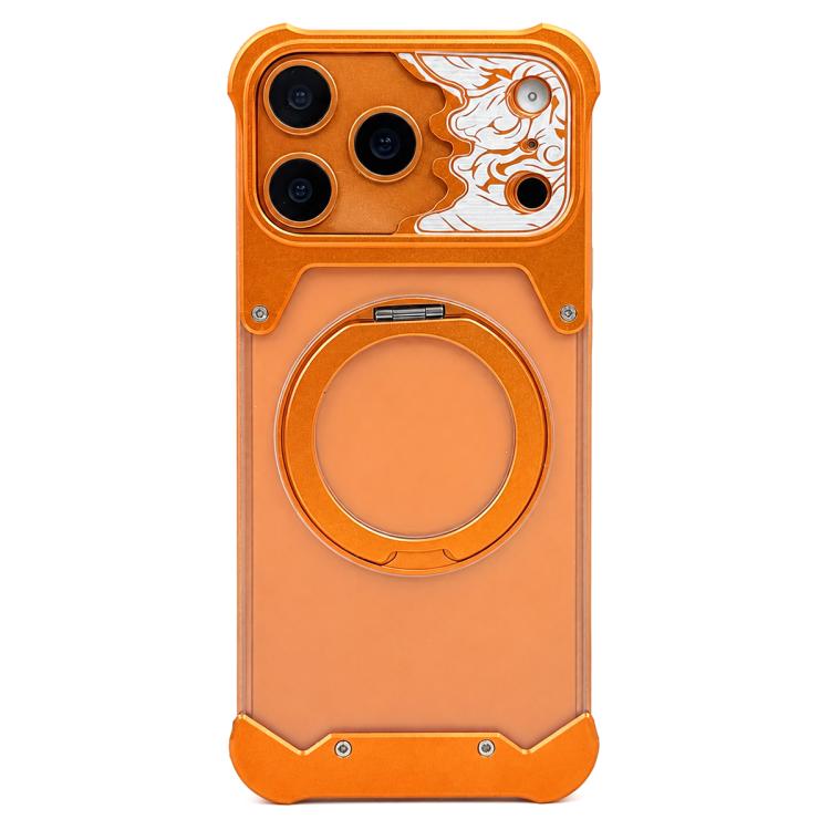 Custodia magnetica per telefono con supporto a 360° in policarbonato satinato a forma di volto di cavallo, For iPhone 17 Pro Max, For iPhone 17 Pro, For iPhone 16 Pro Max, For iPhone 15 Pro Max, For iPhone 14 Pro Max, For iPhone 13 Pro Max
