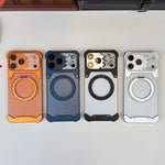 Custodia magnetica per telefono con supporto a 360° in policarbonato satinato a forma di volto di cavallo, For iPhone 17 Pro Max, For iPhone 17 Pro, For iPhone 16 Pro Max, For iPhone 15 Pro Max, For iPhone 14 Pro Max, For iPhone 13 Pro Max