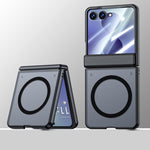Custodia magnetica traslucida con guscio e pellicola integrati, piacevole al tatto, per telefono., For Galaxy Z Flip8 5G