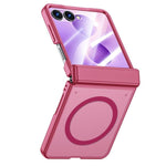 Custodia magnetica traslucida con guscio e pellicola integrati, piacevole al tatto, per telefono., For Galaxy Z Flip8 5G