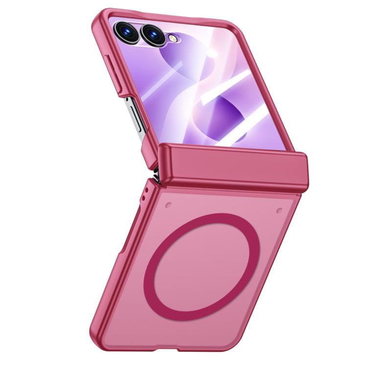 Custodia magnetica traslucida con guscio e pellicola integrati, piacevole al tatto, per telefono., For Galaxy Z Flip8 5G