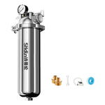Depuratore d'acqua per tutta la casa con prefiltro in acciaio inox 304, 25-ton Clamp with 1.5 inch, 25-ton Clamp with 1 inch, 25-ton Clamp with 2 inch, 4-ton 1 inch Threaded Screw, 4-ton Threaded 4-point, 4-ton Threaded 6-point                         ...