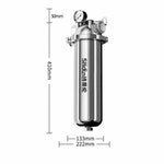 Depuratore d'acqua per tutta la casa con prefiltro in acciaio inox 304, 25-ton Clamp with 1.5 inch, 25-ton Clamp with 1 inch, 25-ton Clamp with 2 inch, 4-ton 1 inch Threaded Screw, 4-ton Threaded 4-point, 4-ton Threaded 6-point                         ...