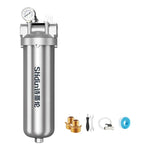 Depuratore d'acqua per tutta la casa con prefiltro in acciaio inox 304, 25-ton Clamp with 1.5 inch, 25-ton Clamp with 1 inch, 25-ton Clamp with 2 inch, 4-ton 1 inch Threaded Screw, 4-ton Threaded 4-point, 4-ton Threaded 6-point                         ...