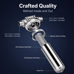 Depuratore d'acqua per tutta la casa con prefiltro in acciaio inox 304, 25-ton Clamp with 1.5 inch, 25-ton Clamp with 1 inch, 25-ton Clamp with 2 inch, 4-ton 1 inch Threaded Screw, 4-ton Threaded 4-point, 4-ton Threaded 6-point                         ...