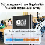 Registratore vocale digitale intelligente Q86 con schermo da 0,77 pollici e lunghissima durata della batteria in standby., 4GB, 8GB, 16GB, 32GB, 64GB