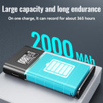 Registratore vocale digitale intelligente Q86 con schermo da 0,77 pollici e lunghissima durata della batteria in standby., 4GB, 8GB, 16GB, 32GB, 64GB