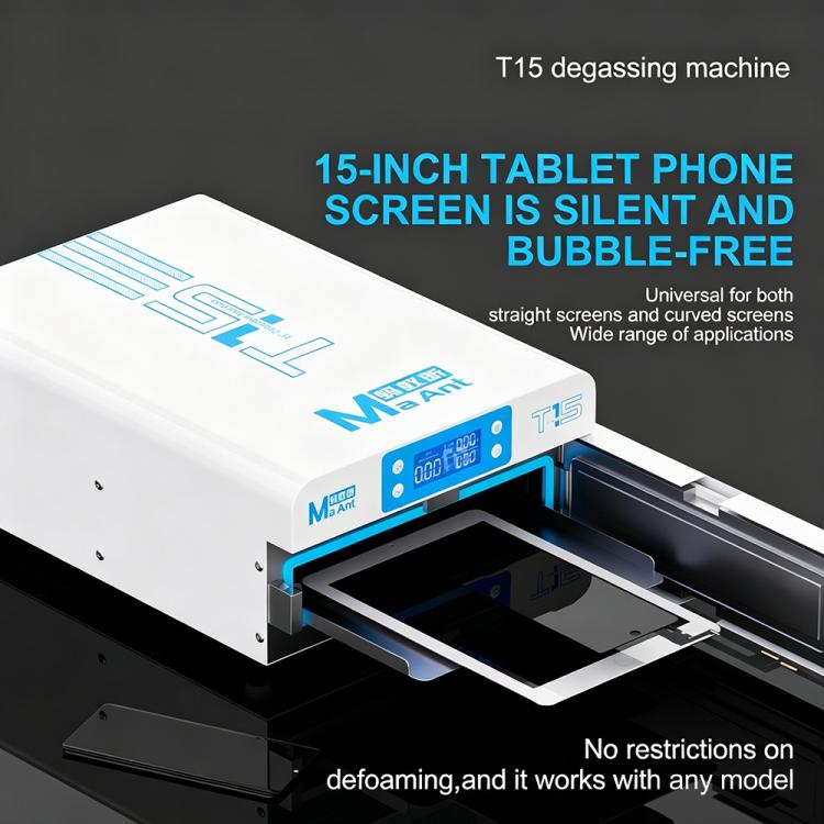 MaAnt T15 Macchina antischiuma intelligente multifunzione con schermo LCD da 15 pollici, US Plug, EU Plug, UK Plug