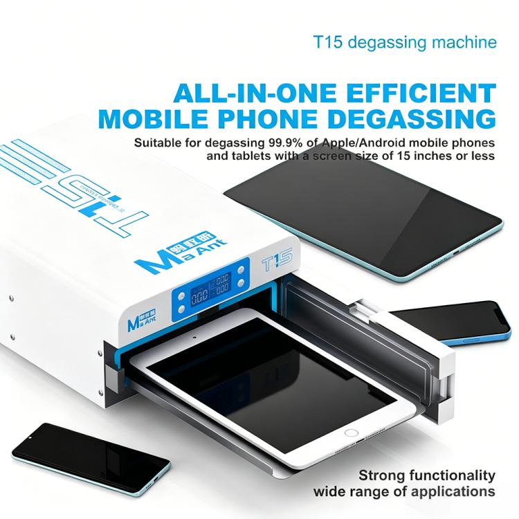 MaAnt T15 Macchina antischiuma intelligente multifunzione con schermo LCD da 15 pollici, US Plug, EU Plug, UK Plug