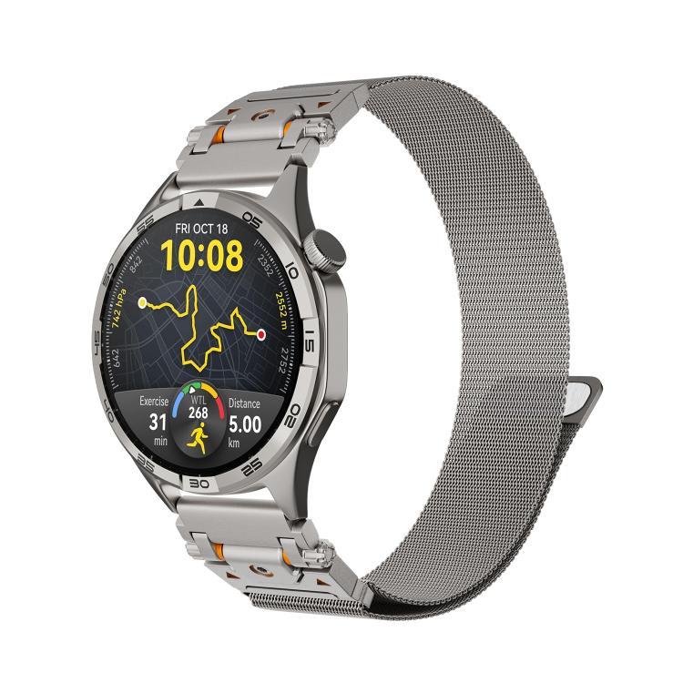 Cinturino per orologio in acciaio inossidabile magnetico Milanese con connettore Titan Head Connector., 20mm, 22mm