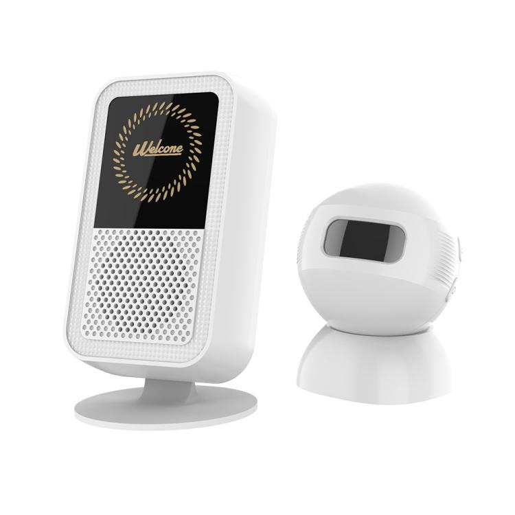 Campanello wireless doppio vetro con sensore magnetico ricaricabi