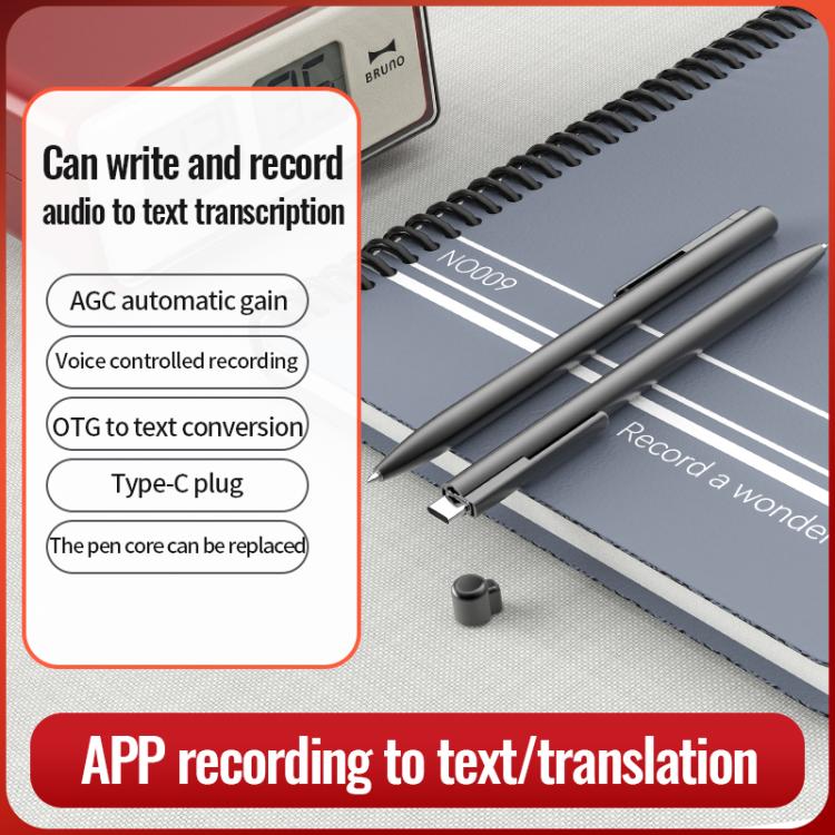 Penna Q97 2 in 1 per registrazione vocale e scrittura a mano, 4GB, 8GB, 16GB, 32GB, 64GB, 128GB