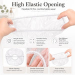 Confezione da 100 cuffie da doccia monouso, copricapo impermeabili portatili., 100pcs/Pack