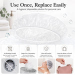 Confezione da 100 cuffie da doccia monouso, copricapo impermeabili portatili., 100pcs/Pack