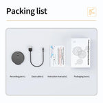 Registratore vocale AI con anello magnetico A30 e supporto per telefono compatibile con l'app AIREC., 8GB, 16GB, 32GB, 64GB, 128GB, 256GB