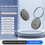 Registratore vocale AI con anello magnetico A30 e supporto per telefono compatibile con l'app AIREC., 8GB, 16GB, 32GB, 64GB, 128GB, 256GB