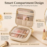 Borsa per il trucco portatile ad alta trasparenza, mini borsa portaoggetti, 15 x 12 x 4cm