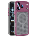 Custodia magnetica di raffreddamento Armor Shield Mesh per telefono con pellicola protettiva per obiettivo., For iPhone 17 Pro Max, For iPhone 17 Pro, For iPhone 17, For iPhone 16 Pro Max