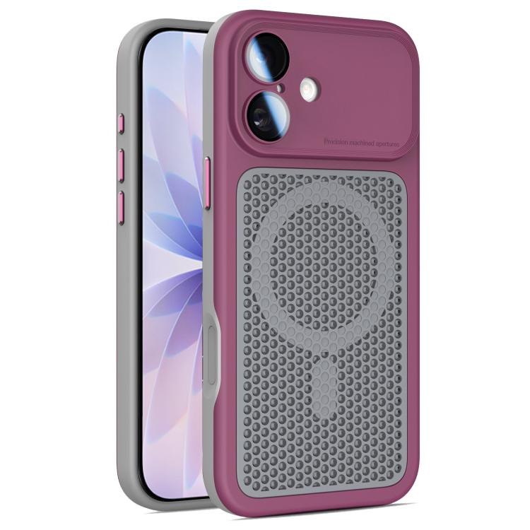 Custodia magnetica di raffreddamento Armor Shield Mesh per telefono con pellicola protettiva per obiettivo., For iPhone 17 Pro Max, For iPhone 17 Pro, For iPhone 17, For iPhone 16 Pro Max