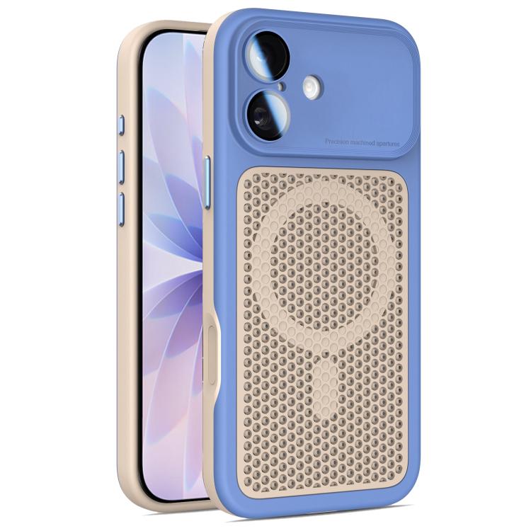 Custodia magnetica di raffreddamento Armor Shield Mesh per telefono con pellicola protettiva per obiettivo., For iPhone 17 Pro Max, For iPhone 17 Pro, For iPhone 17, For iPhone 16 Pro Max