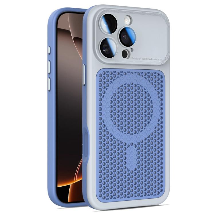 Custodia magnetica di raffreddamento Armor Shield Mesh per telefono con pellicola protettiva per obiettivo., For iPhone 17 Pro Max, For iPhone 17 Pro, For iPhone 17, For iPhone 16 Pro Max