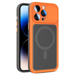 Custodia magnetica di raffreddamento Armor Shield Mesh per telefono con pellicola protettiva per obiettivo., For iPhone 14 Pro, For iPhone 14 Pro Max, For iPhone 13 Pro Max, For iPhone 13 Pro