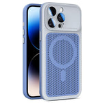 Custodia magnetica di raffreddamento Armor Shield Mesh per telefono con pellicola protettiva per obiettivo., For iPhone 14 Pro, For iPhone 14 Pro Max, For iPhone 13 Pro Max, For iPhone 13 Pro