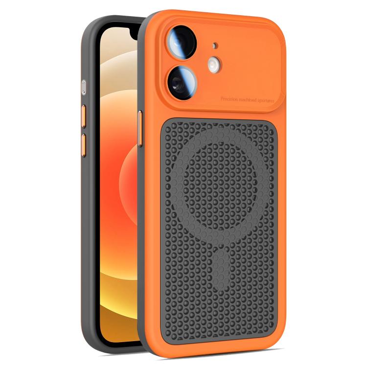 Custodia magnetica di raffreddamento Armor Shield Mesh per telefono con pellicola protettiva per obiettivo., For iPhone 12, For iPhone 12 Pro Max, For iPhone 12 Pro